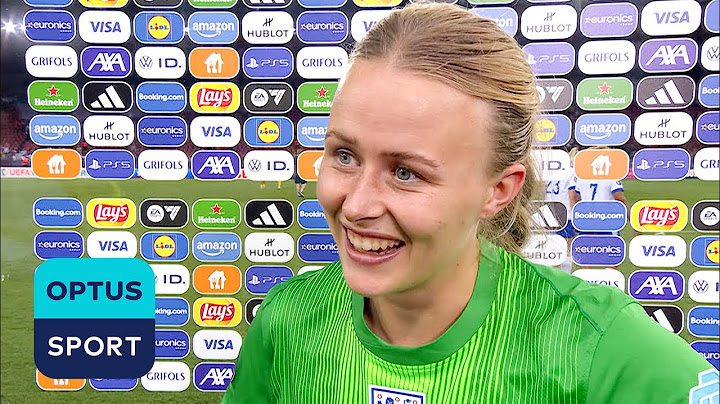 HANNAH HAMPTON: 'It's all gone SO quick! Very happy!' 🧤 Penalty shootout HERO after England win