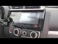 How to remove radio  navigation  touch screen from honda fit 2015 for repair