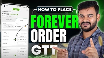 Forever Order कैसे लगाएं? | How to Place GTT order on Dhan Explain in hindi | Sunil sahu