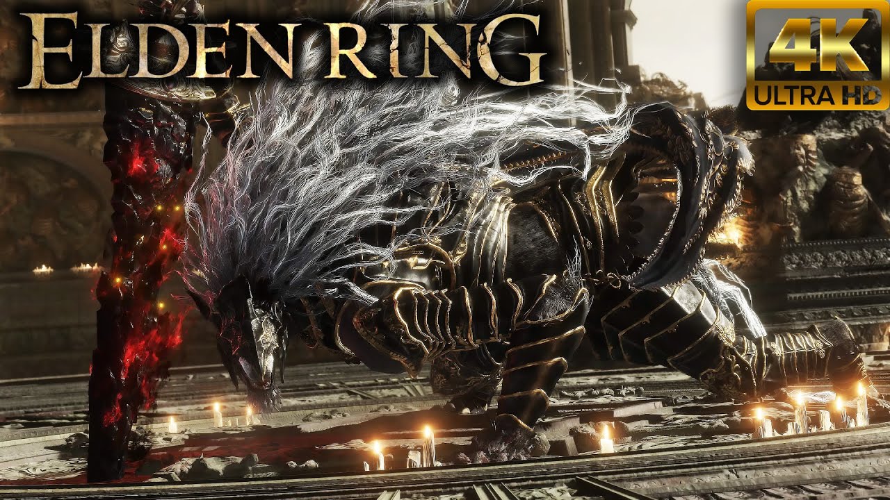 Elden Ring Maliketh The Black Blade BOSS FIGHT - No Commentary (4K 60 ...