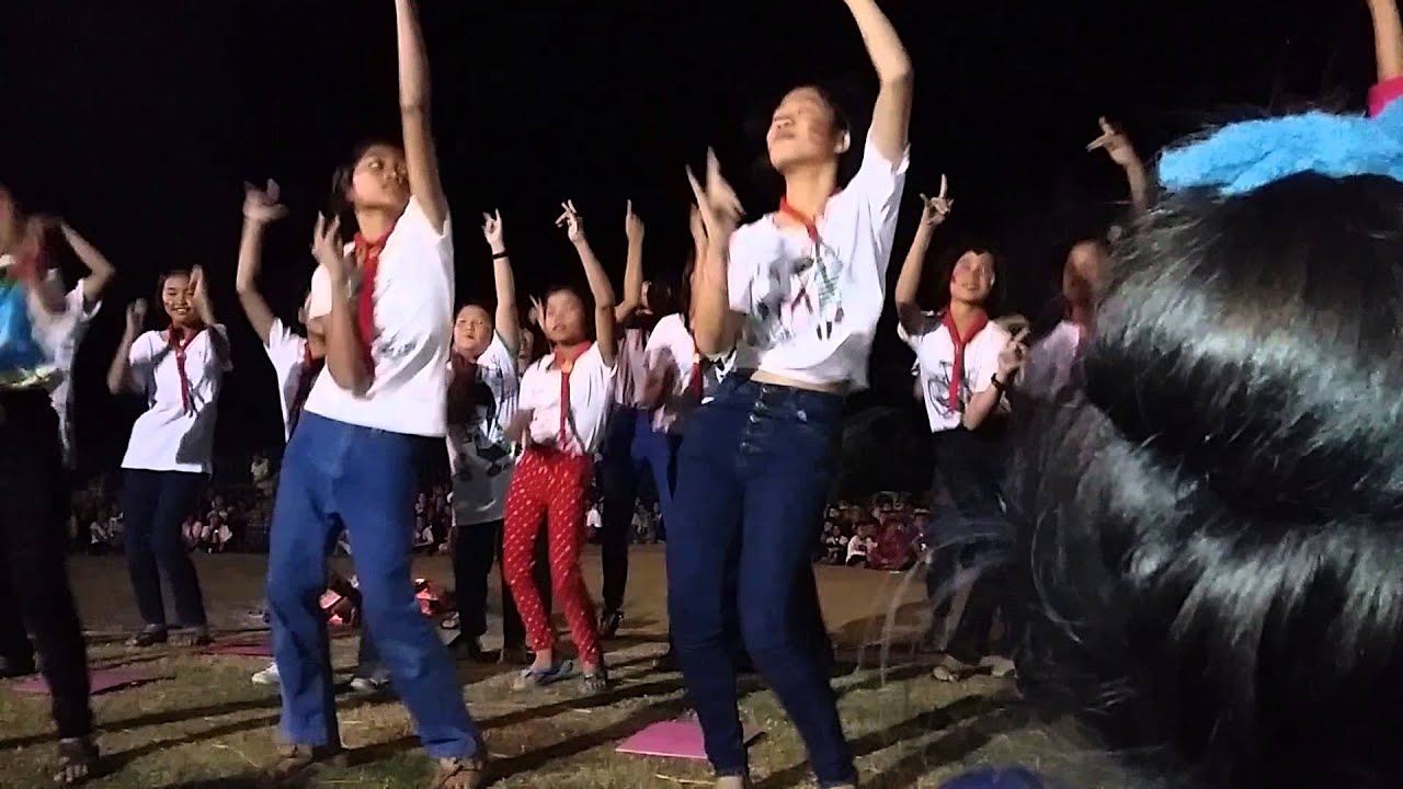 การแสดงของ เนตรนารี โรงเรียนเทศบาลบ้านม่วง : ABC ชักกะตุก