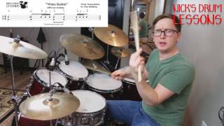 "White Rabbit" Jefferson Airplane - Nick's Drum Lessons
