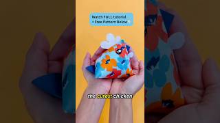 Easy Chicken Pin Cushion . Beginner Sewing Scrap Project Easy Chicken Pin Cushion . Beginner Sewing Scrap Project