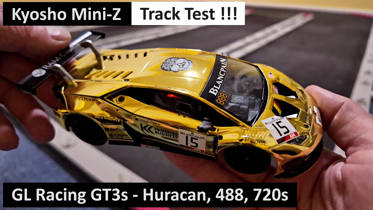 GL Racing GT3s: Huracan , Ferrari 488 and McLaren 720S - Track Test ...