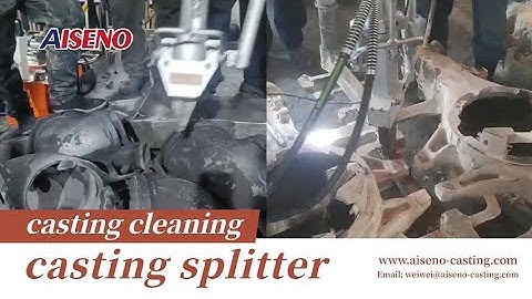 This casting gate separator is versatile and efficient