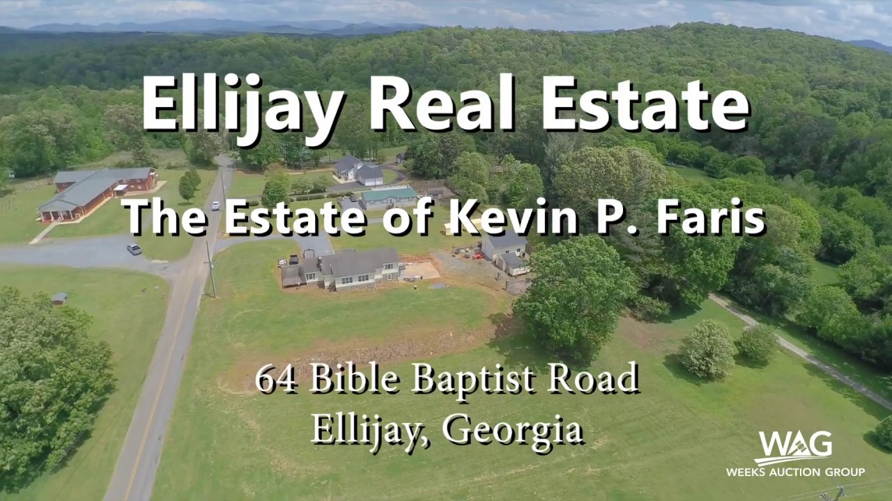 Ellijay Real Estate The Estate of Kevin P. Faris YouTube
