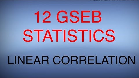 SPEARMAN’S RANK CORRELATION | Class 12| GSEB | STATISTICS | COMMERCE