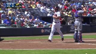 2013/09/04 B.J. Upton's sac fly
