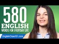 580 English Words for Everyday Life - Basic Vocabulary #29