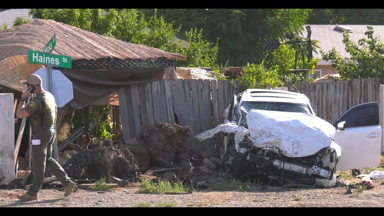 Stolen Vehicle Pursuit Termination Crash Injures Innocent Driver - YouTube