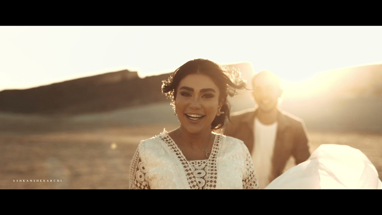 A Cinematic wedding on desert