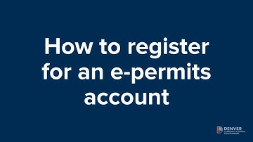 How to register for an e-permits account