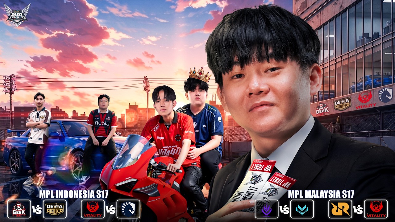 GEEK VS DEWA, BTR vs TLID, RRQ TORA VS BTR MY, PENENTUAN PLAYOFF DIMULAI. RESTREAM MPL ID & MY S17