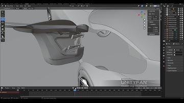 concept car quick modeling - vehicle 043 - part 11 - 4x timelapse