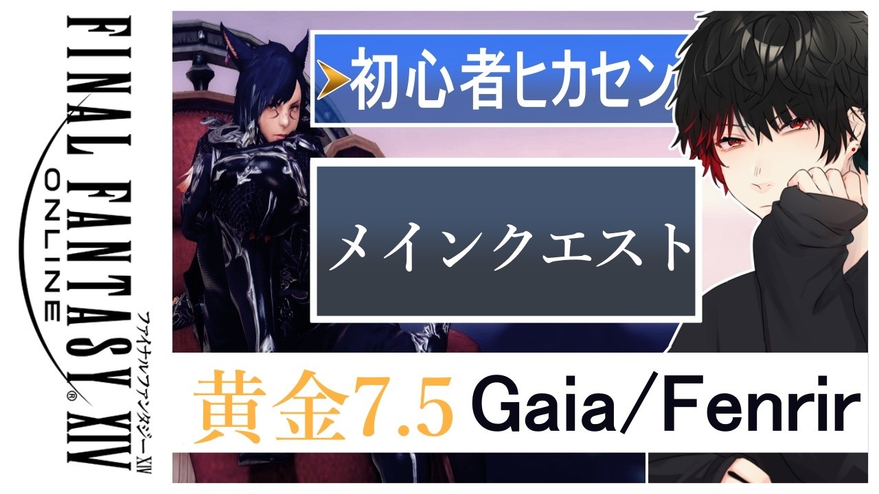 【FF14/Gaia】5月ぶり?またメインクエ最新までやろう!