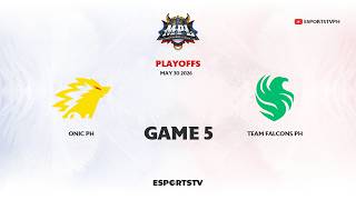 ONIC vs FLCN GAME 5 MPL PH S17 PLAYOFFS | Team Falcons PH vs ONIC PH