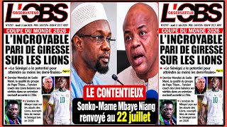 Revue de presse Jeudi 11 juin 2026 avec MAME KHALIFA 
