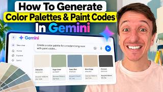 How To Generate Color Palettes & Paint Codes In Gemini