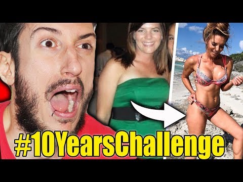 #10YEARSCHALLENGE MEME REACTION