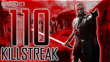 Damaged Darth Vader 110 Killstreak on Naboo | Star Wars Battlefront 2