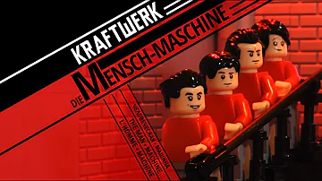 LEGO Cover Art Series: Kraftwerk - The Man Machine (Die Mensch Maschine) -  Lego stop motion movie
