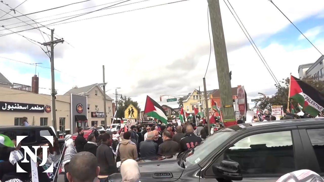 Thousands join pro-Palestinian rally in Paterson