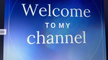 Welcome To My YouTube Channel 40 Second Intro