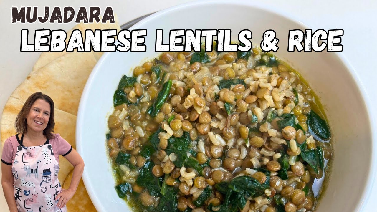 Mujadara Recipe- Lebanese Lentils & Rice | Easy, Vegan & High Protein Meal