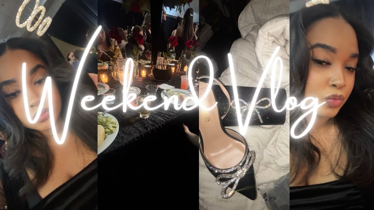 LIT WEEKEND VLOG| Lit in the section + holiday party 🍾