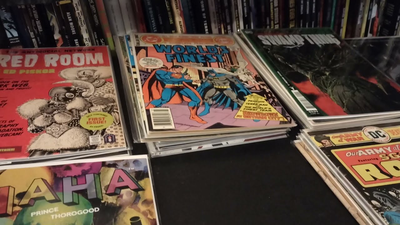 The beginning of organizing my comic book collection.