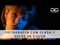 Fotografía con flash y geles de color