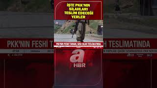 İşte Pkknın Silahları Teslim Edeceği Yerler... A Haber