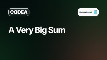 A Very Big Sum | Hackerrank Solution | Golang
