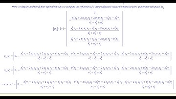 Eclectic Interactive Group Theory-Sec 3-4. Reflection Groups, Quaternion Finite Subgroups of SU(2,C)