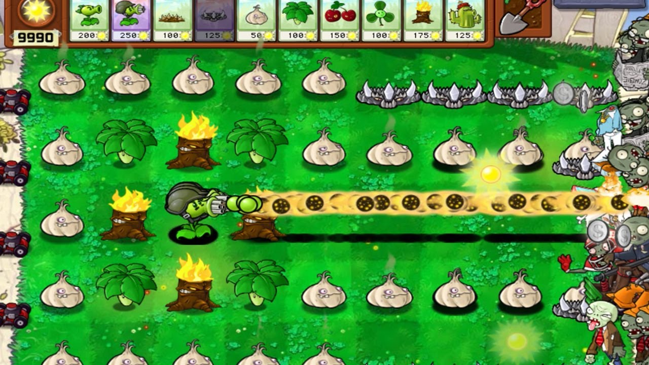 99 Hypno Pea Vs Giga Gargantuar Vs Dr Zomboss - Plants vs Zombies Hack ...