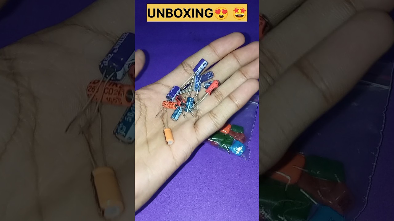 |Capacitor Kit Unboxing and Review🤩😎|