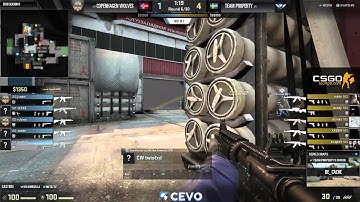 Property vs CPH Wolves Game 2 (CEVO-P CS:GO Season 8) - Helium & Metuz