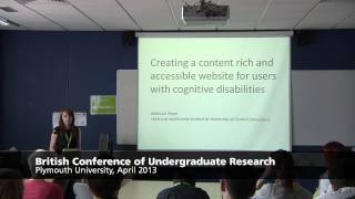 Web Design and Development - Undergraduate Research - UCLan