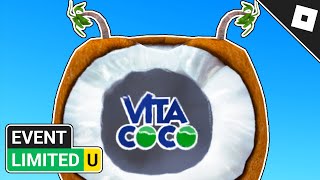 [LIMITED EVENT] How to get the KING OF COCONUTS SUIT in VITA COCO COCONUT GROVE | Roblox