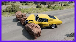 Ford Mustang Fastback CRASH TESTING [4k 60fps] BeamNG .drive | The Sethioz Project screenshot 5
