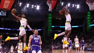 Jalen Green DEFINITELY getting drug tested after these two NASTY dunks .. wtf 😲😲