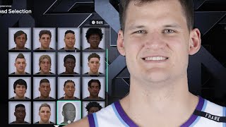 Walker Kessler Face Creation NBA 2K26