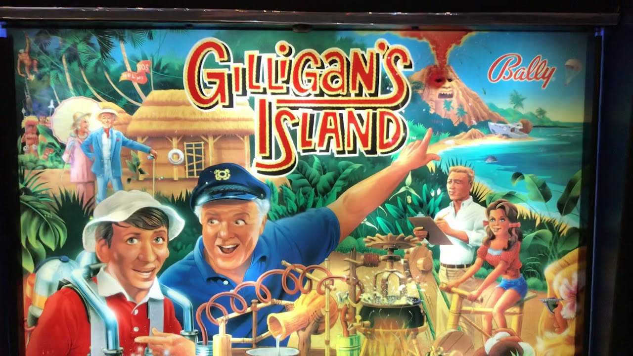Gilligans Island Pinball Machine Backglass Translite Playfield