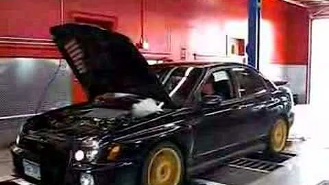 300whp 2.0L 2002 WRX on DYNO