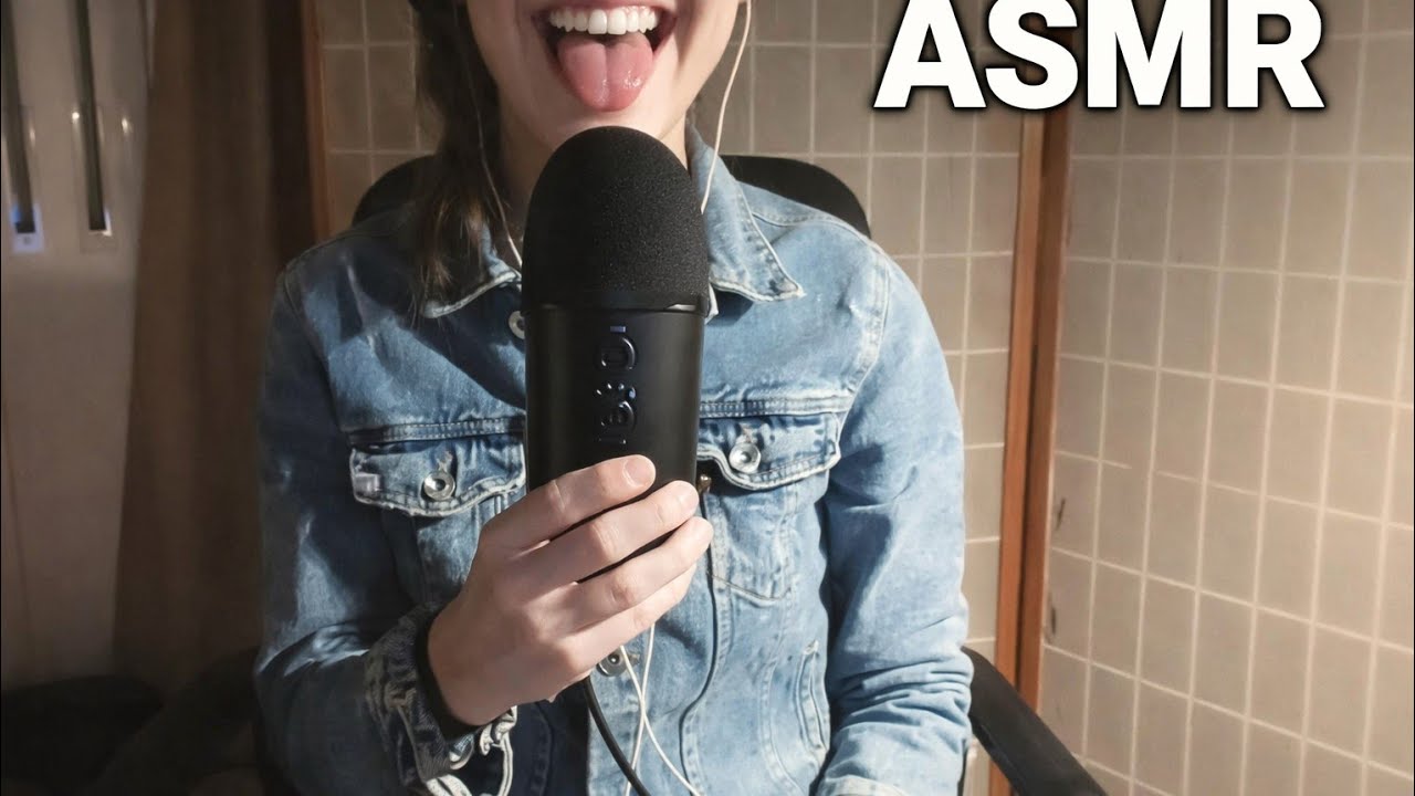 ASMR ❤️ chaotic repetitions🌟 spit painting 🌟 Mouth sounds 