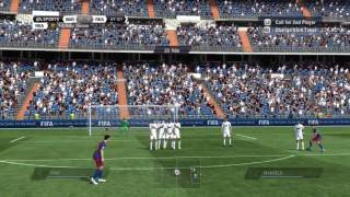 FIFA 11 Tutorial - "The Dipping Free Kick" Free Kick Tutorial Nr.1 (AadnanesEntertainment)