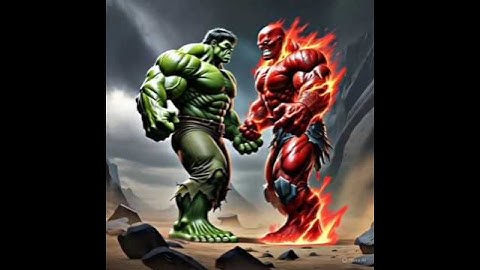 💪green hulk vs red hulk #trending short #video viral #video hulk #power #show #of hulk
