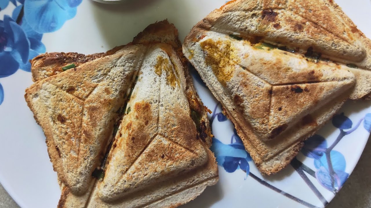 Wheat bread sandwich Easy & healthy recipe YouTube