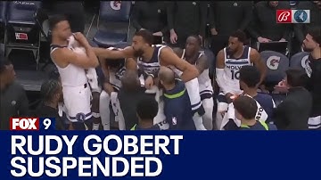 Minnesota Timberwolves suspend Rudy Gobert, prepare for playoffs I KMSP FOX 9