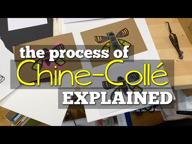 Printing with Chine Collé